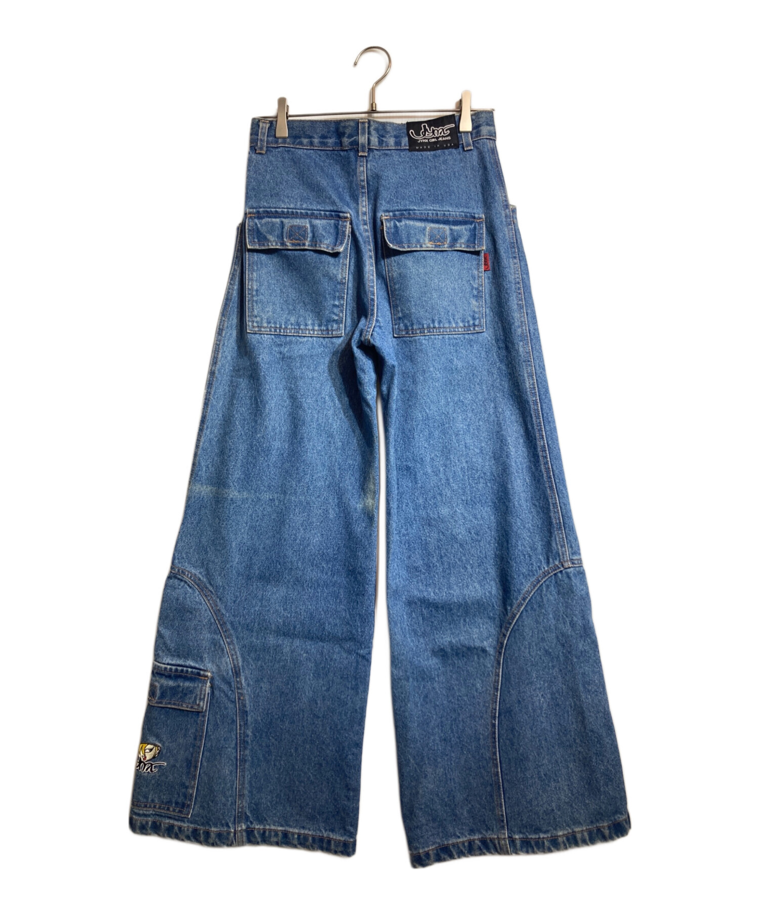 エビス EVISU ドラえもん w32 中古\u003cbr\u003ePALACE×DORAEMON \u003cbr\u003eドラエモンバギーデニムパンツ