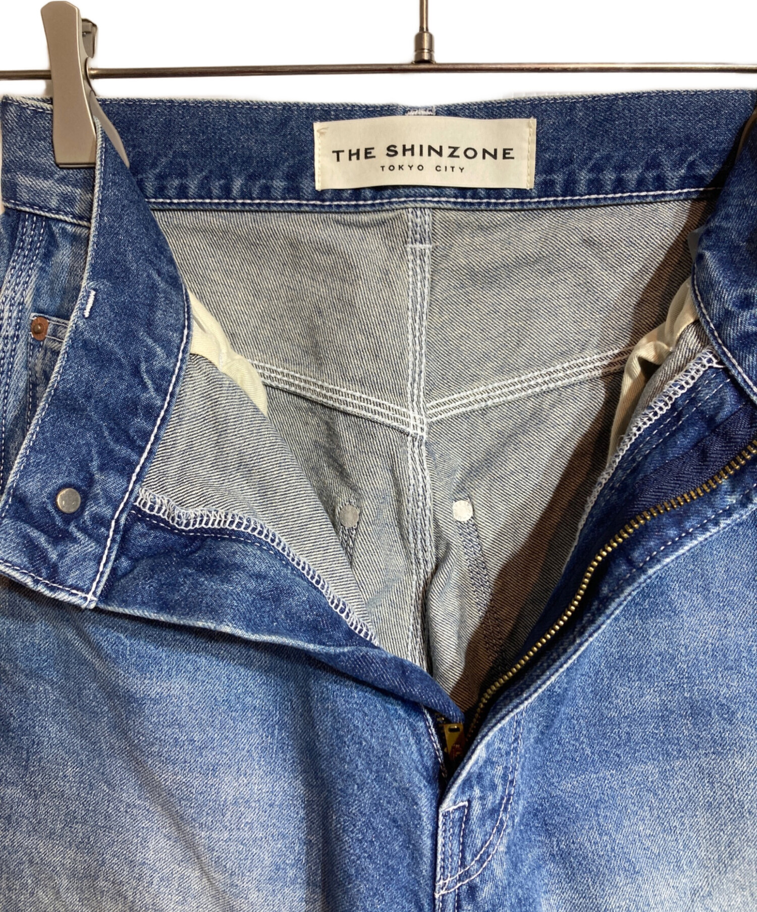  デニム 古着 世界に1つ フリーサイズ 中古・古着通販】THE SHINZONE (ザ シンゾーン) ツールデニムパンツ
