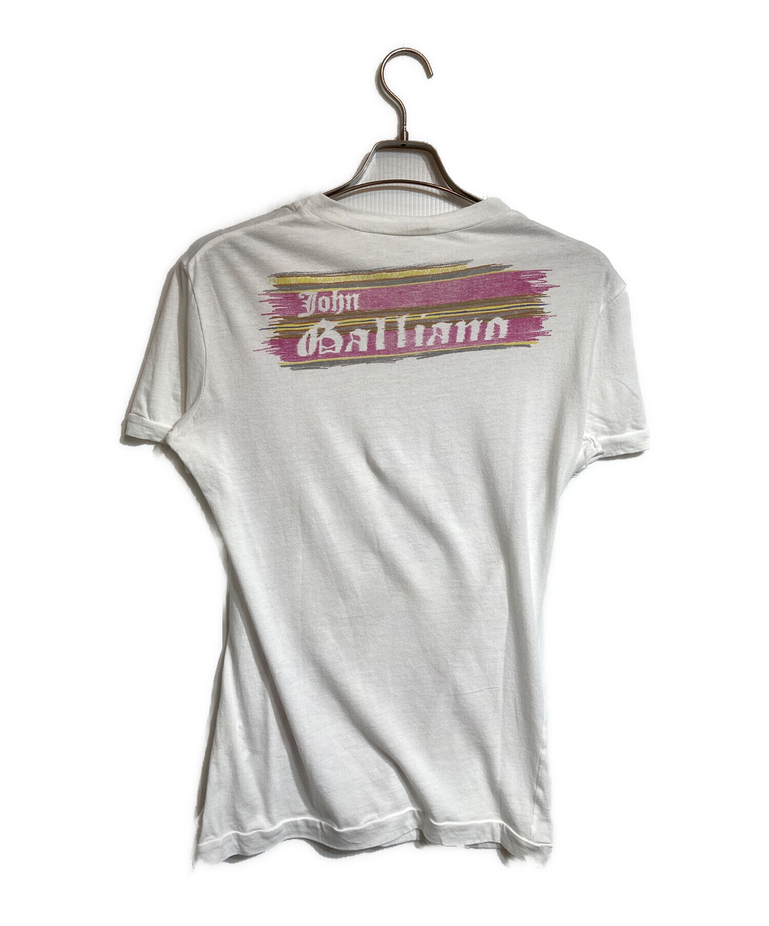 中古・古着通販】JOHN GALLIANO (ジョンガリアーノ) ボーダープリントT