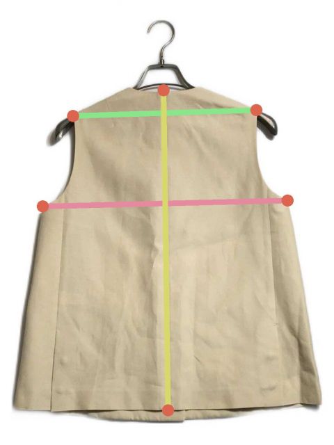 中古・古着通販】DRAWER (ドゥロワー) PRE1 Cotton Silk Twill Gilet