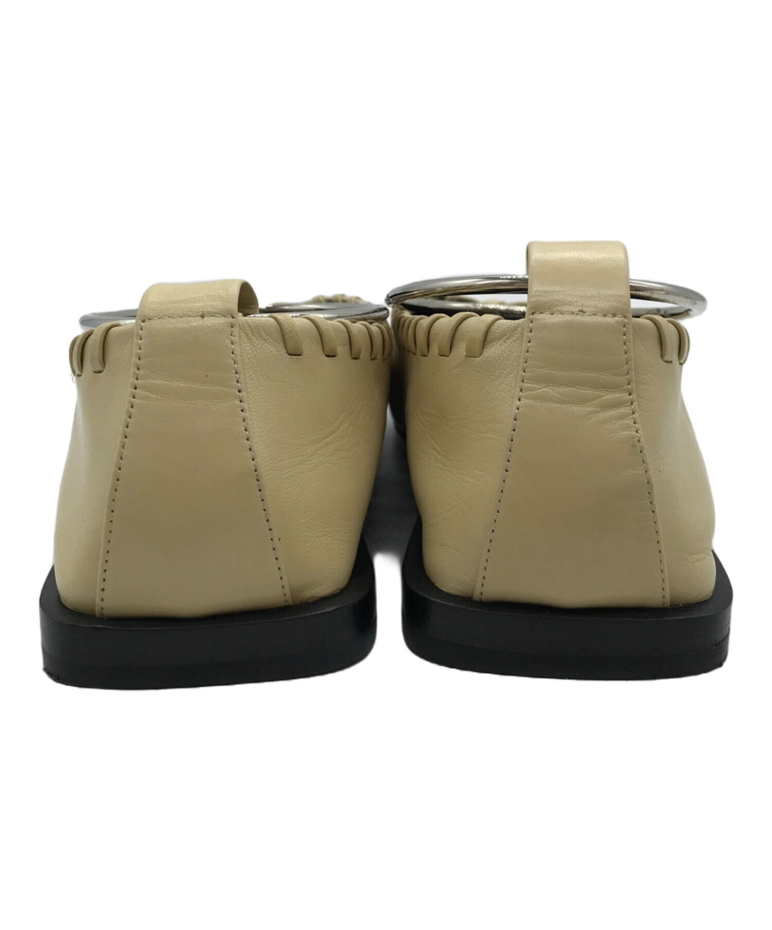 JIL SANDER ジルサンダー スクエアトゥ メタルアンクレット バレリーナ 楽天市場】【ジルサンダー】Jil Sander メタルアンクレット フラット