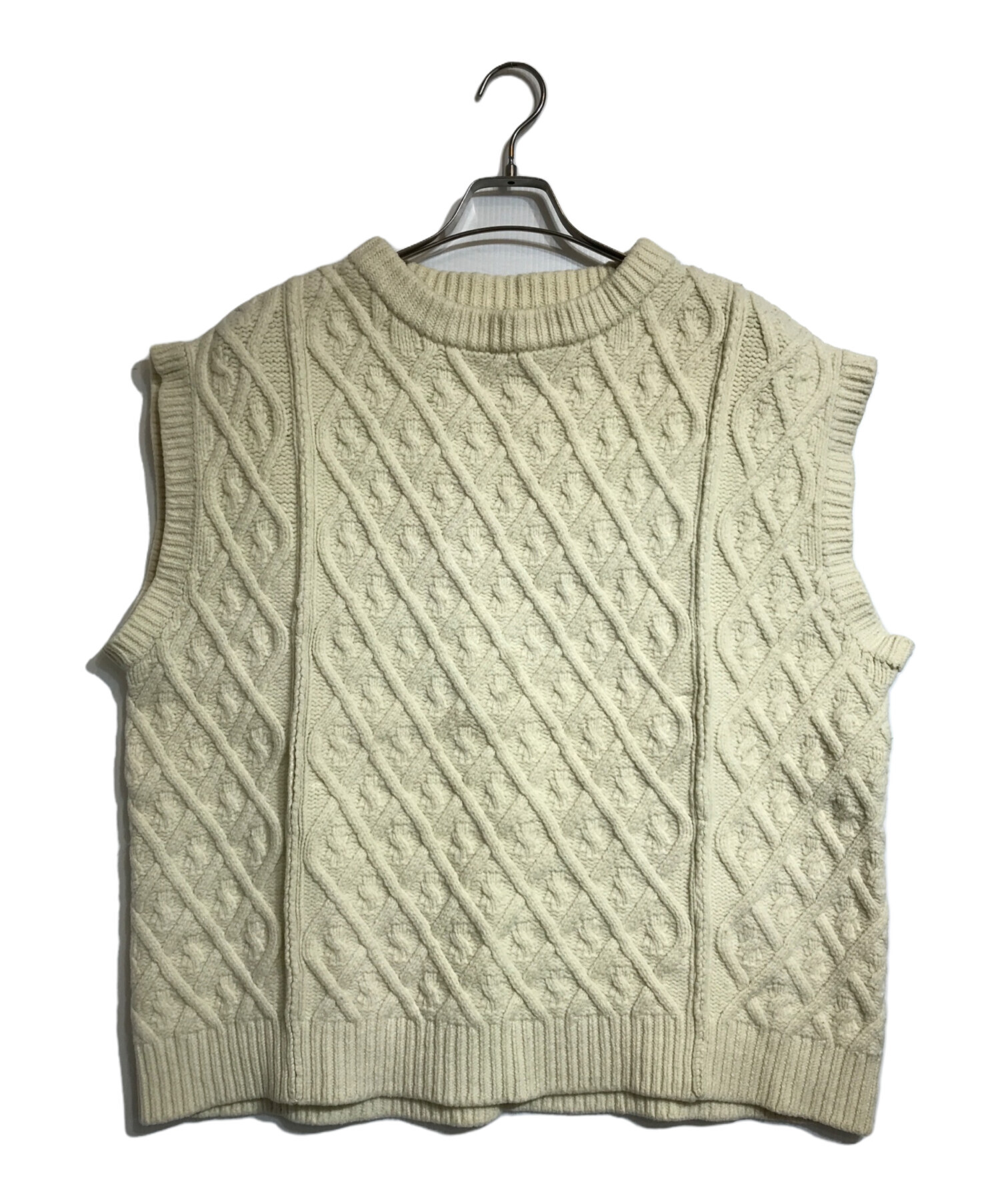 中古・古着通販】AURALEE (オーラリー) HARD TWIST MERINO ARAN KNIT 