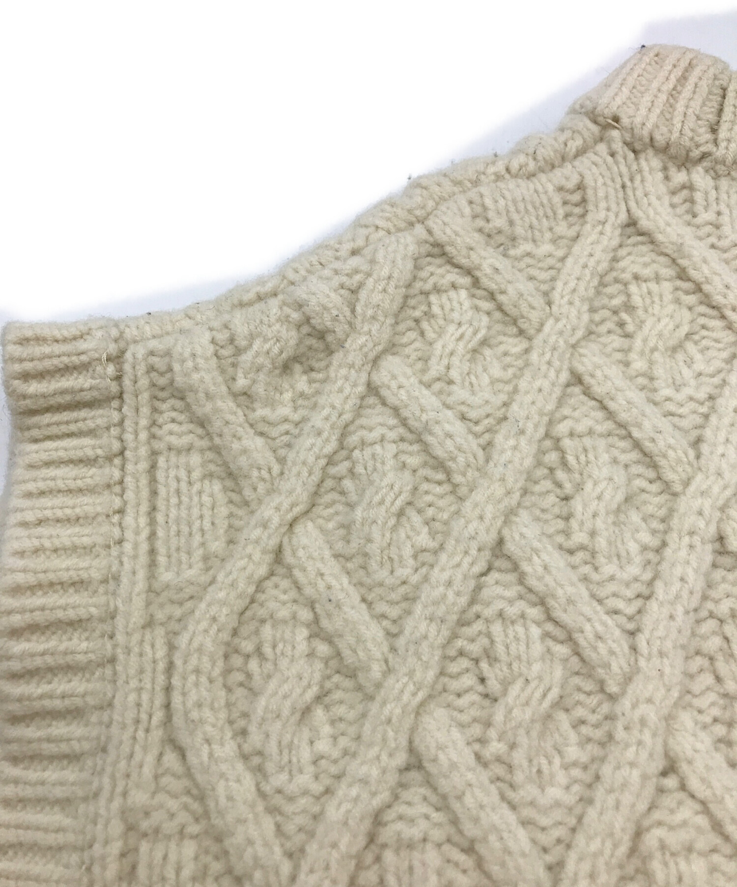 中古・古着通販】AURALEE (オーラリー) HARD TWIST MERINO ARAN KNIT 