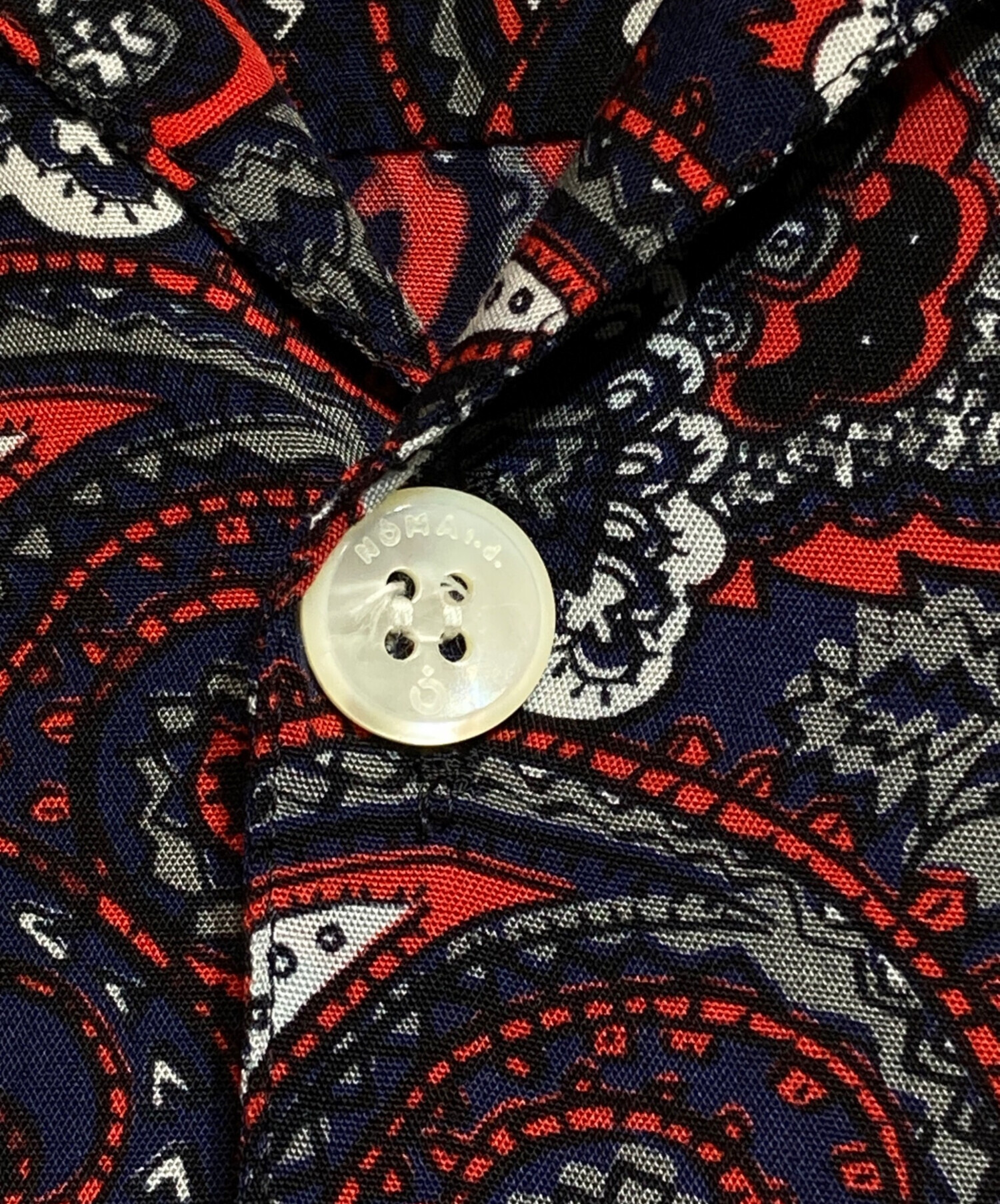 中古・古着通販】NOMA t.d. (ノーマティーディー) ペイズリー柄 半袖