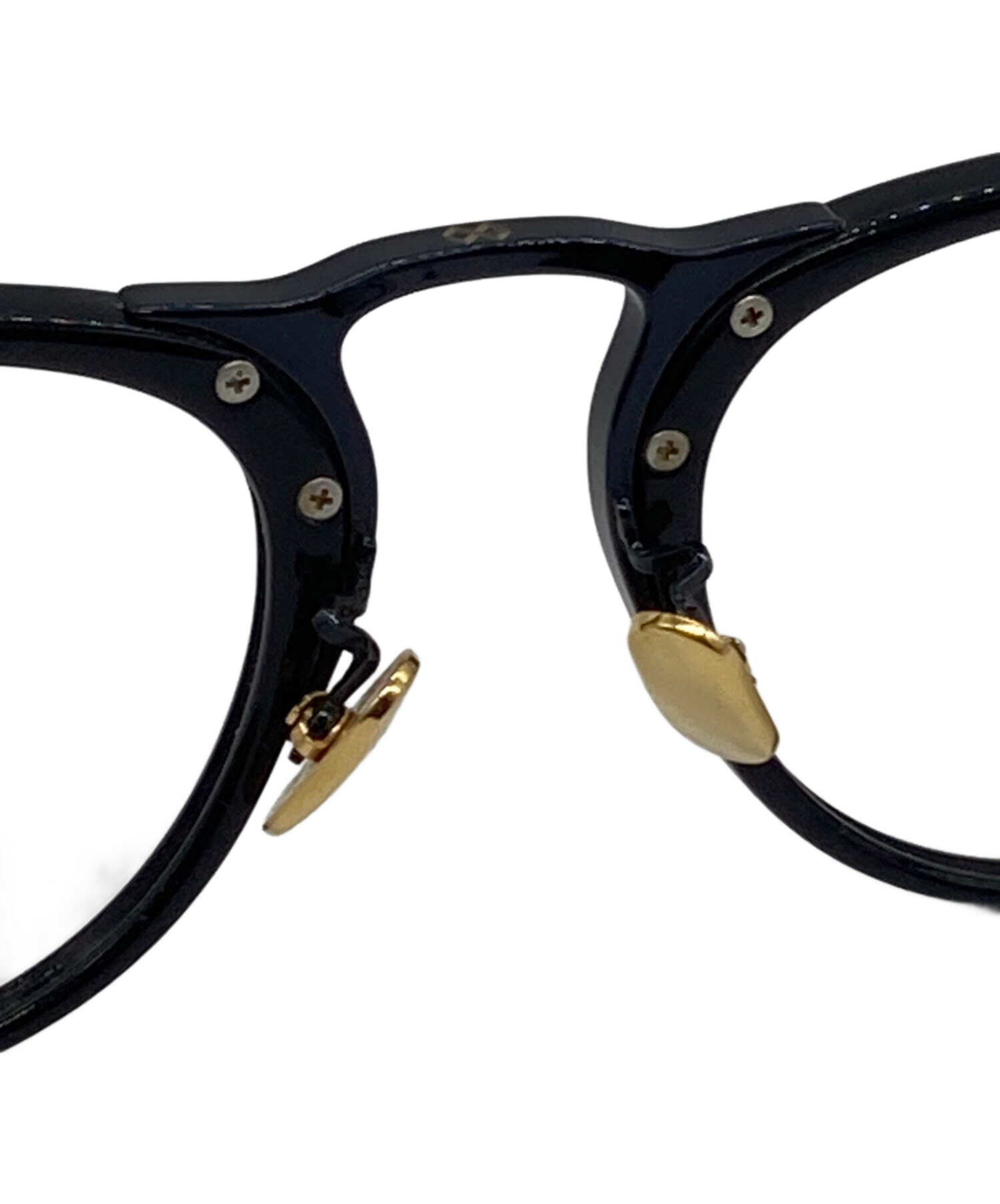 OLIVER GOLDSMITH オリバーゴールドスミス メガネ - 黒 【古着】【中古】 