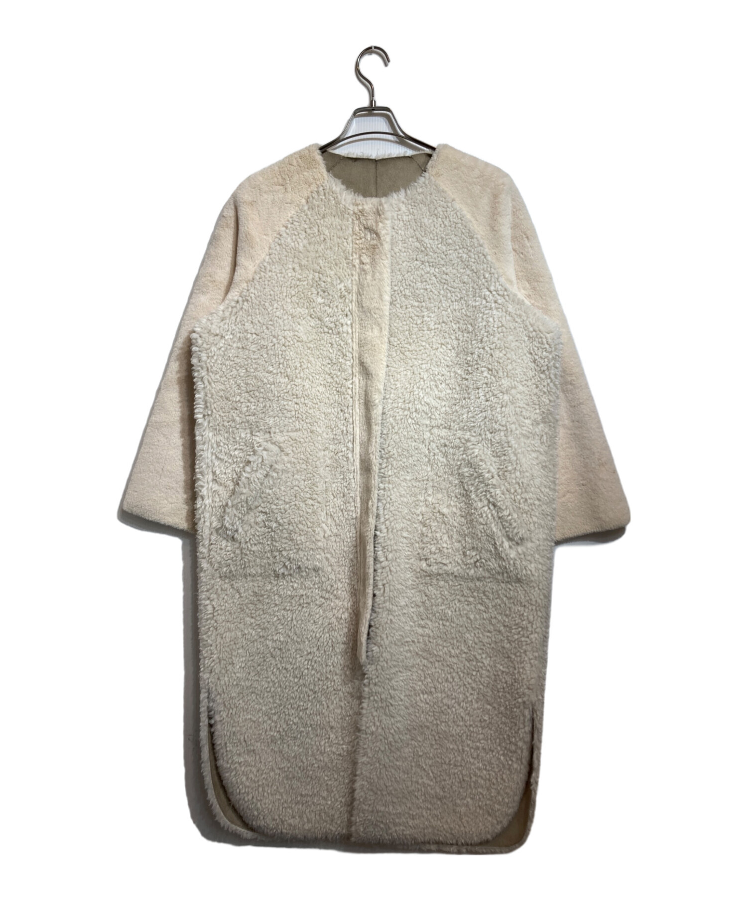 Ameri REVERSIBLE TWIN BOACOAT ホワイト ameri REVERSIBLE TWIN BOA COAT