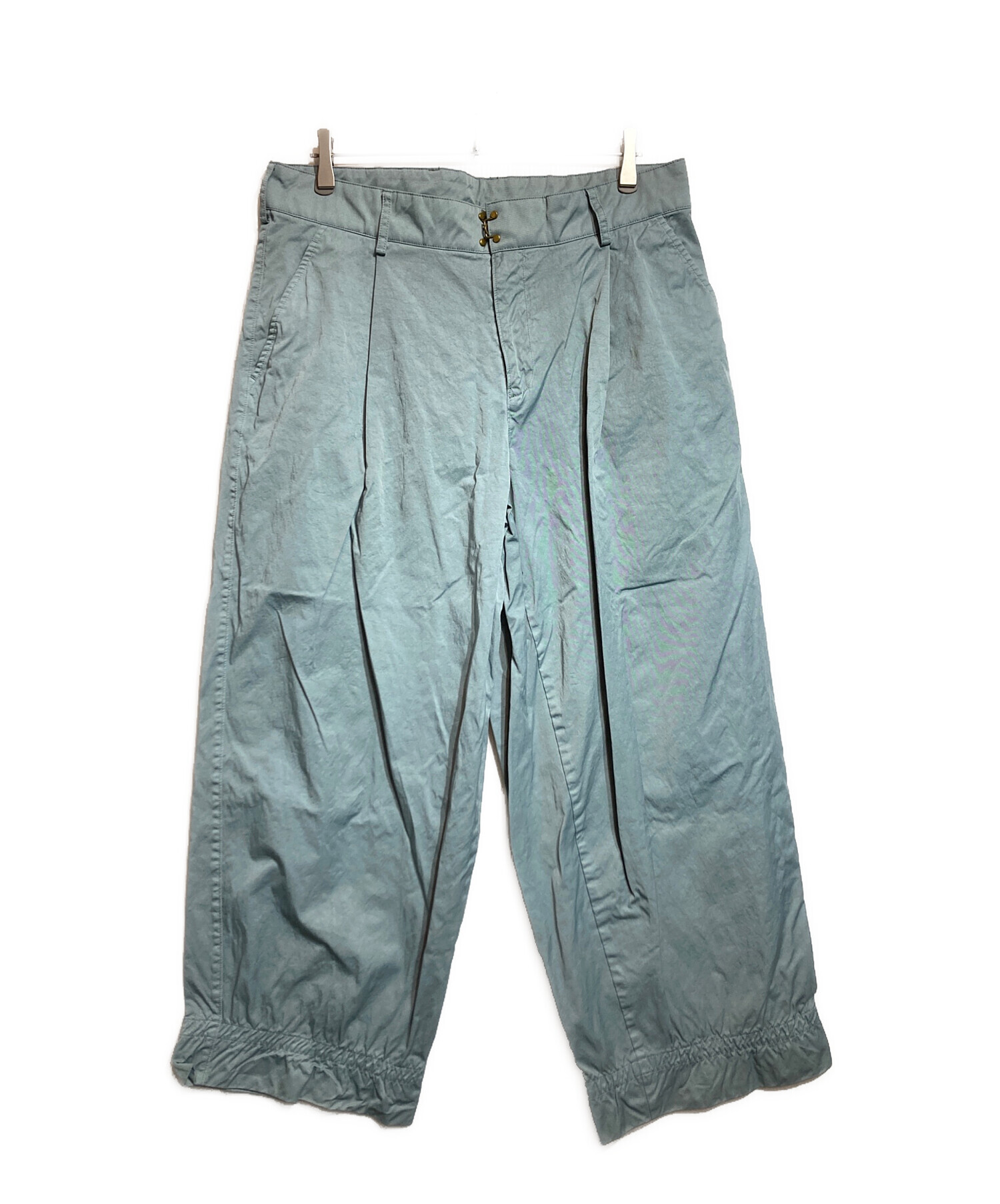 中古・古着通販】KOLOR (カラー) ナイロンライトツイルパンツ ブルー