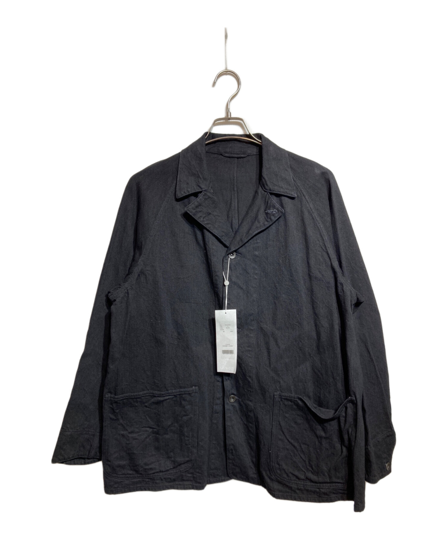 中古・古着通販】COMOLI (コモリ) デニムワークジャケット ブラック