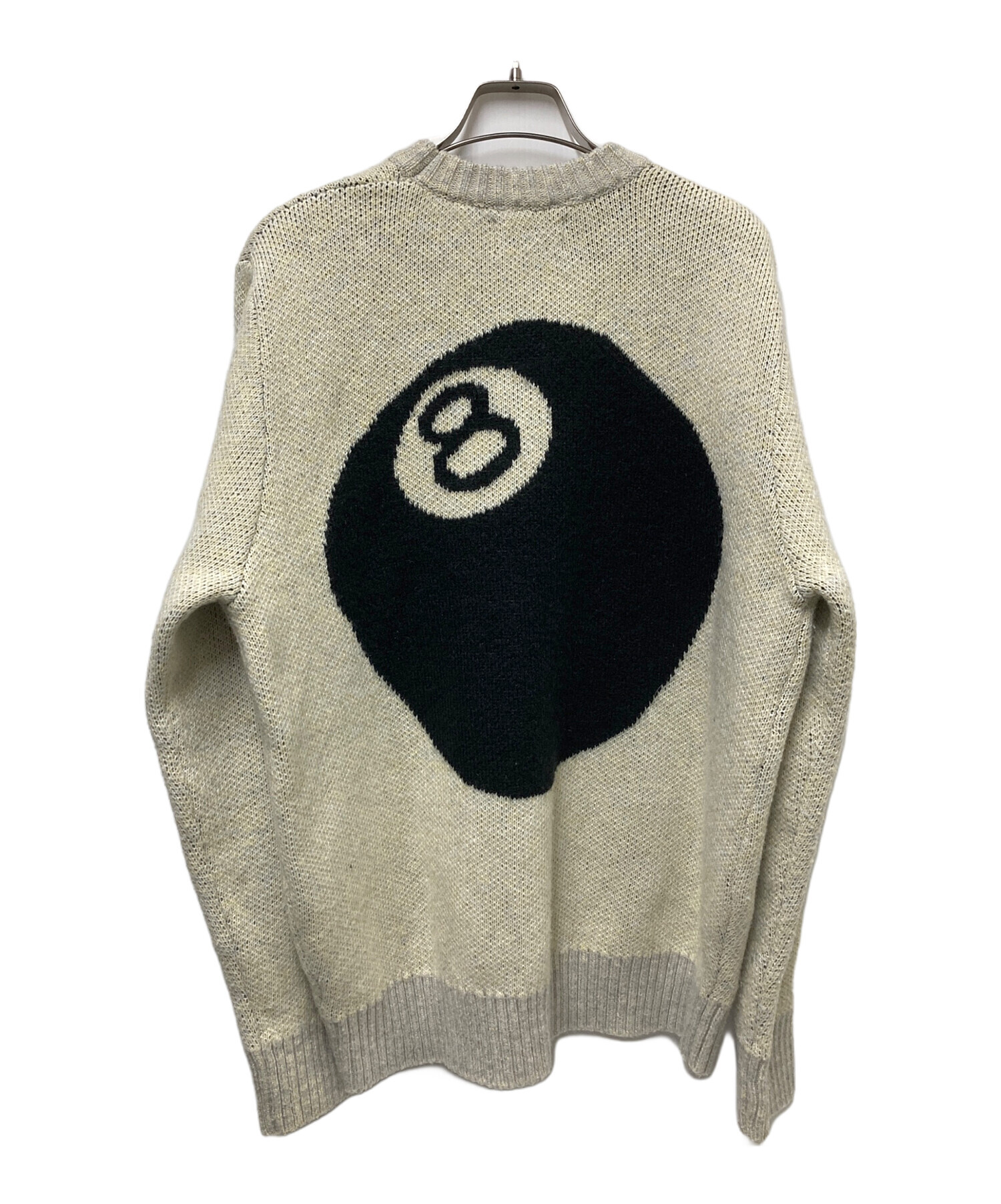 ステューシー サイズ:M  117185 8 Ball Brushed Mohair Sweater 8ボールモヘアニット 中古 BS99 中古・古着通販】stussy (ステューシー) 8ball mohair sweater ボール