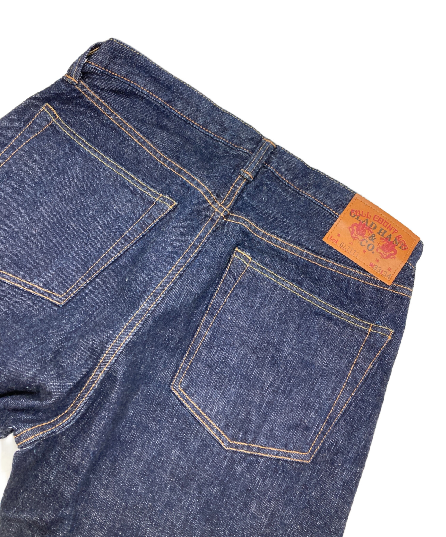 お値下げ　グラッドハンド×フルカウント ハンドペイントジーンズ お値下げグラッドハンド×フルカウント ハンドペイントジーンズ