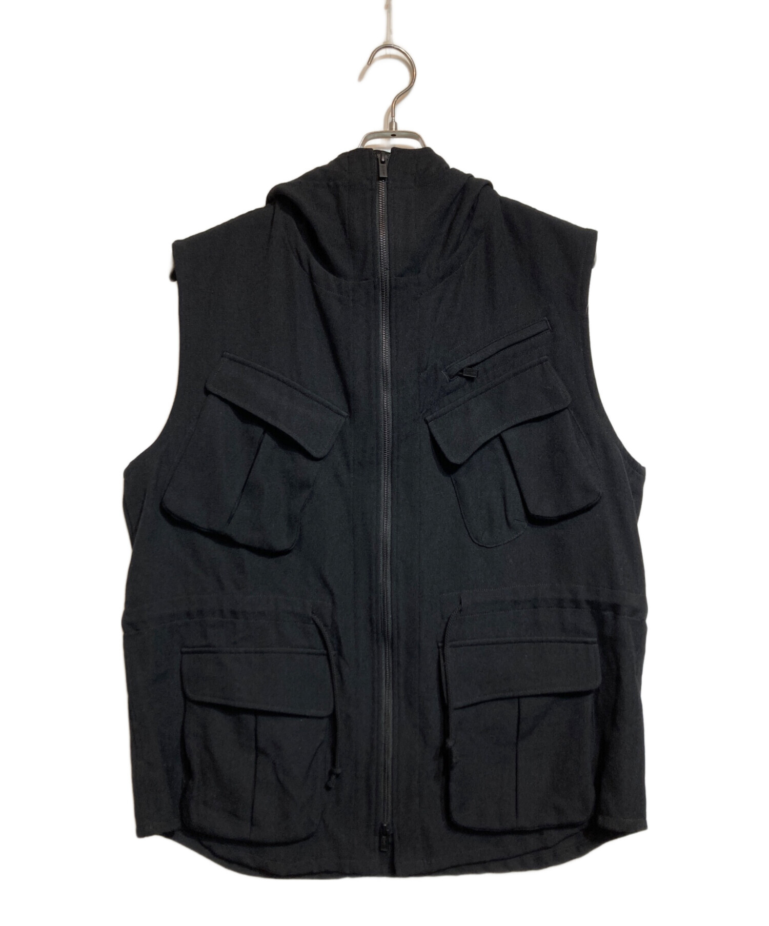 トップス 22AW ARMY GABARDINE HOOD VEST 中古・古着通販】Yohji Yamamoto pour homme (ヨウジヤマモト