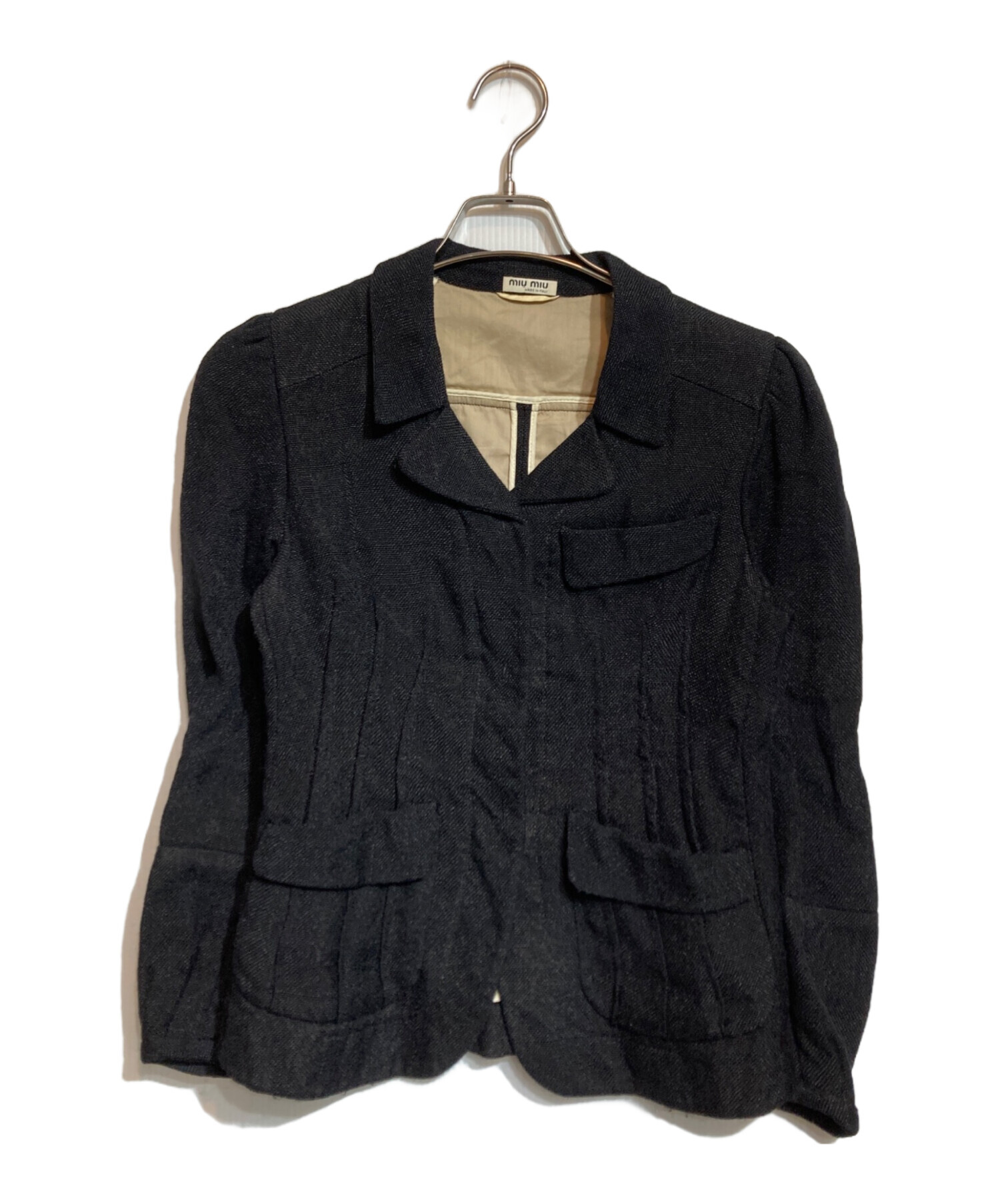 中古・古着通販】MIU MIU (ミュウミュウ) クロップドジャケット