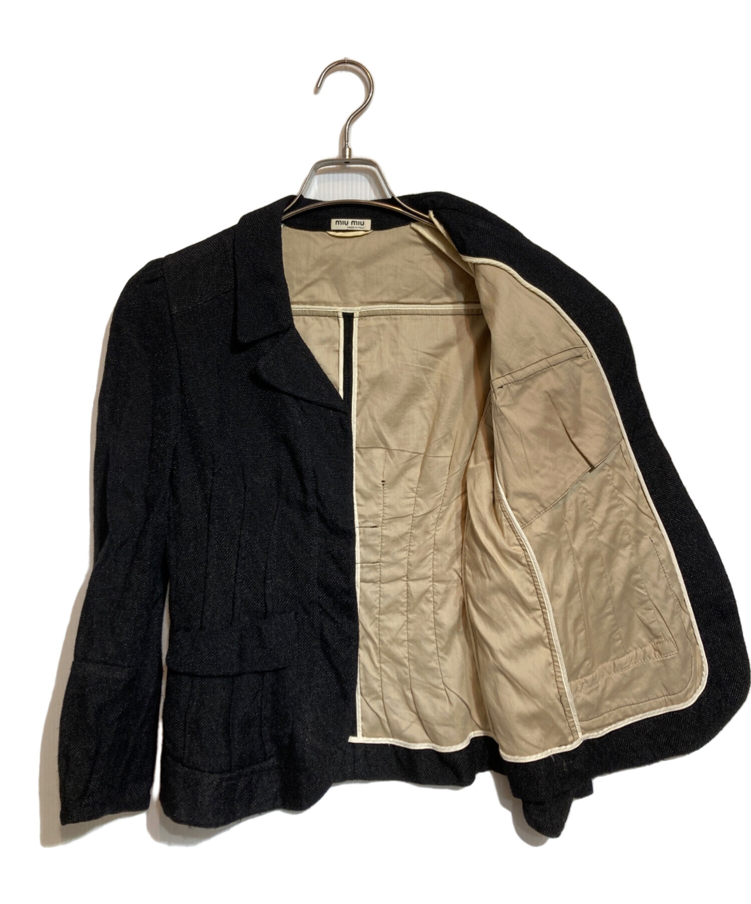 中古・古着通販】MIU MIU (ミュウミュウ) クロップドジャケット