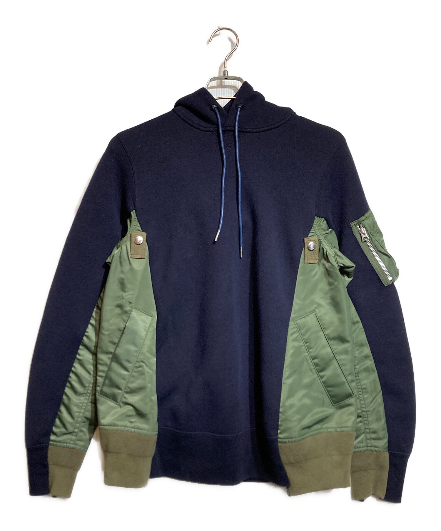 センチの通販 Sacai サカイ Sponge Sweat x MA-1 Hoodie