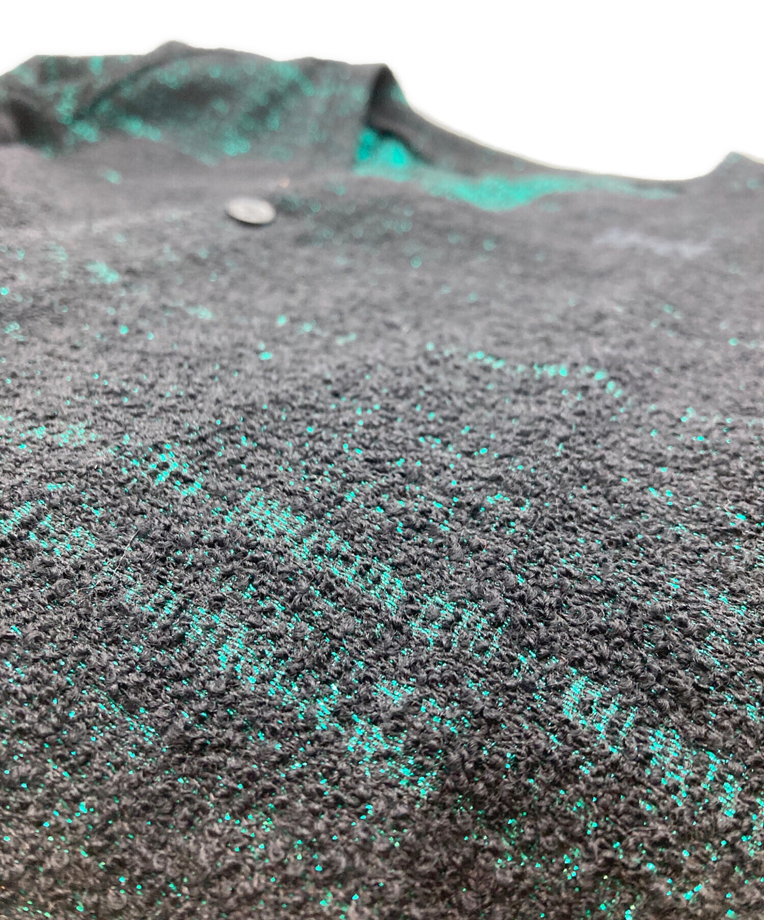 中古・古着通販】Needles (ニードルズ) ラメカーディガン グリーン