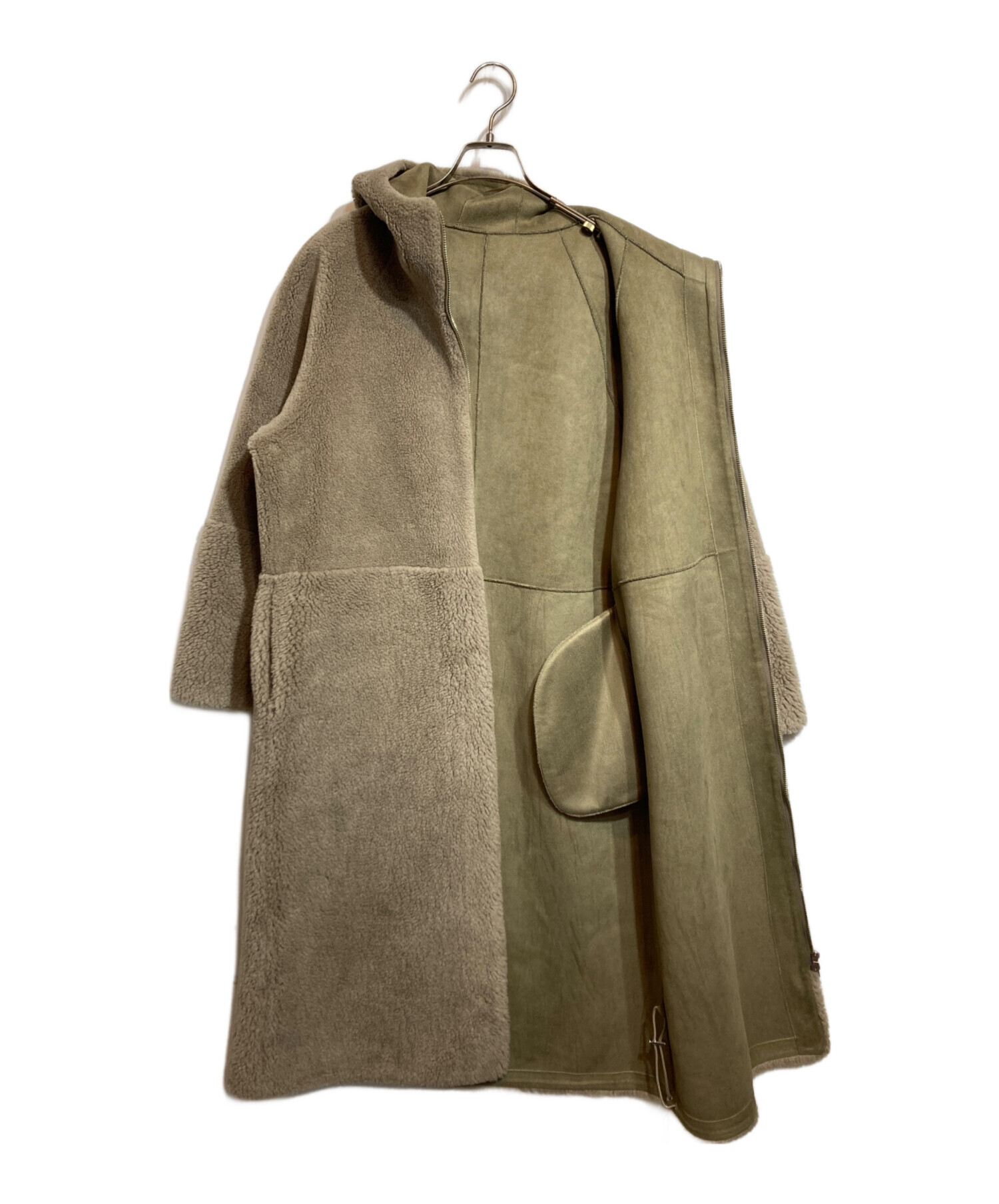 中古・古着通販】Diagram (ダイアグラム) ウールボアムートンフード