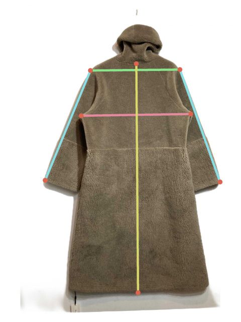 中古・古着通販】Diagram (ダイアグラム) ウールボアムートンフード