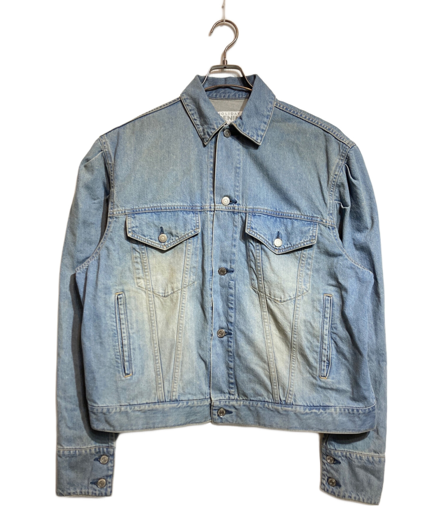 ジャケット・アウター HOLIDAY PAINT DENIM PUFF JACKET 中古・古着通販】holiday (ホリデー) PAINT DENIM PUFF JACKET