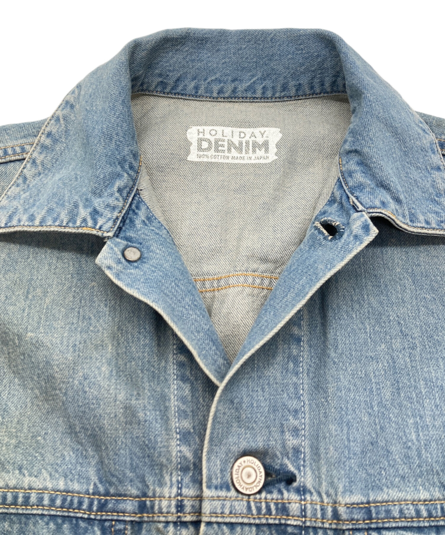 中古・古着通販】holiday (ホリデー) PAINT DENIM PUFF JACKET