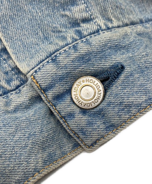 中古・古着通販】holiday (ホリデー) PAINT DENIM PUFF JACKET