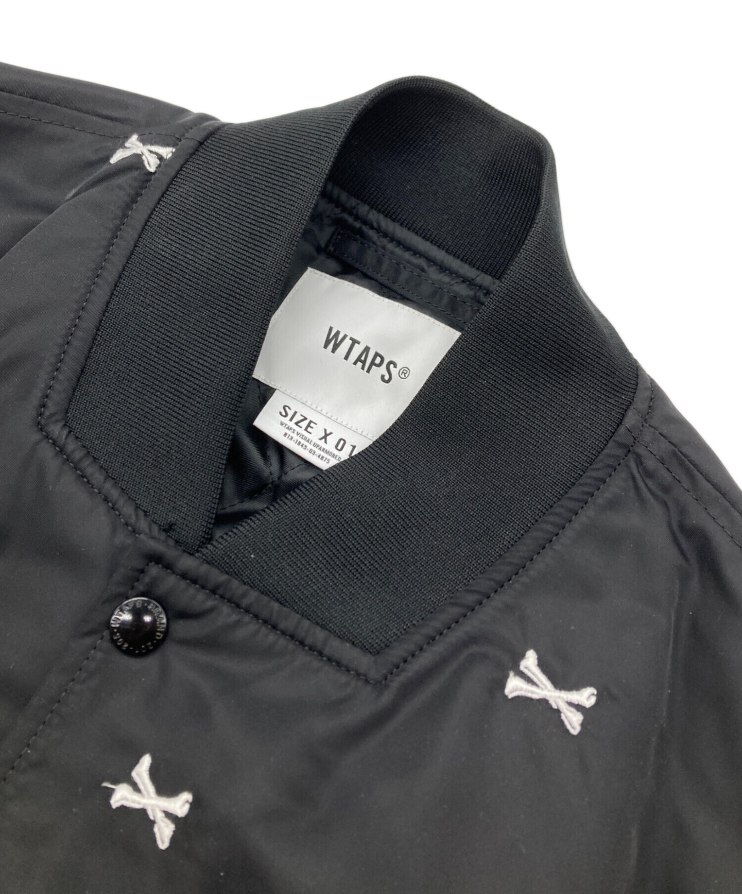 中古・古着通販】WTAPS (ダブルタップス) Team Jacket ブラック サイズ 