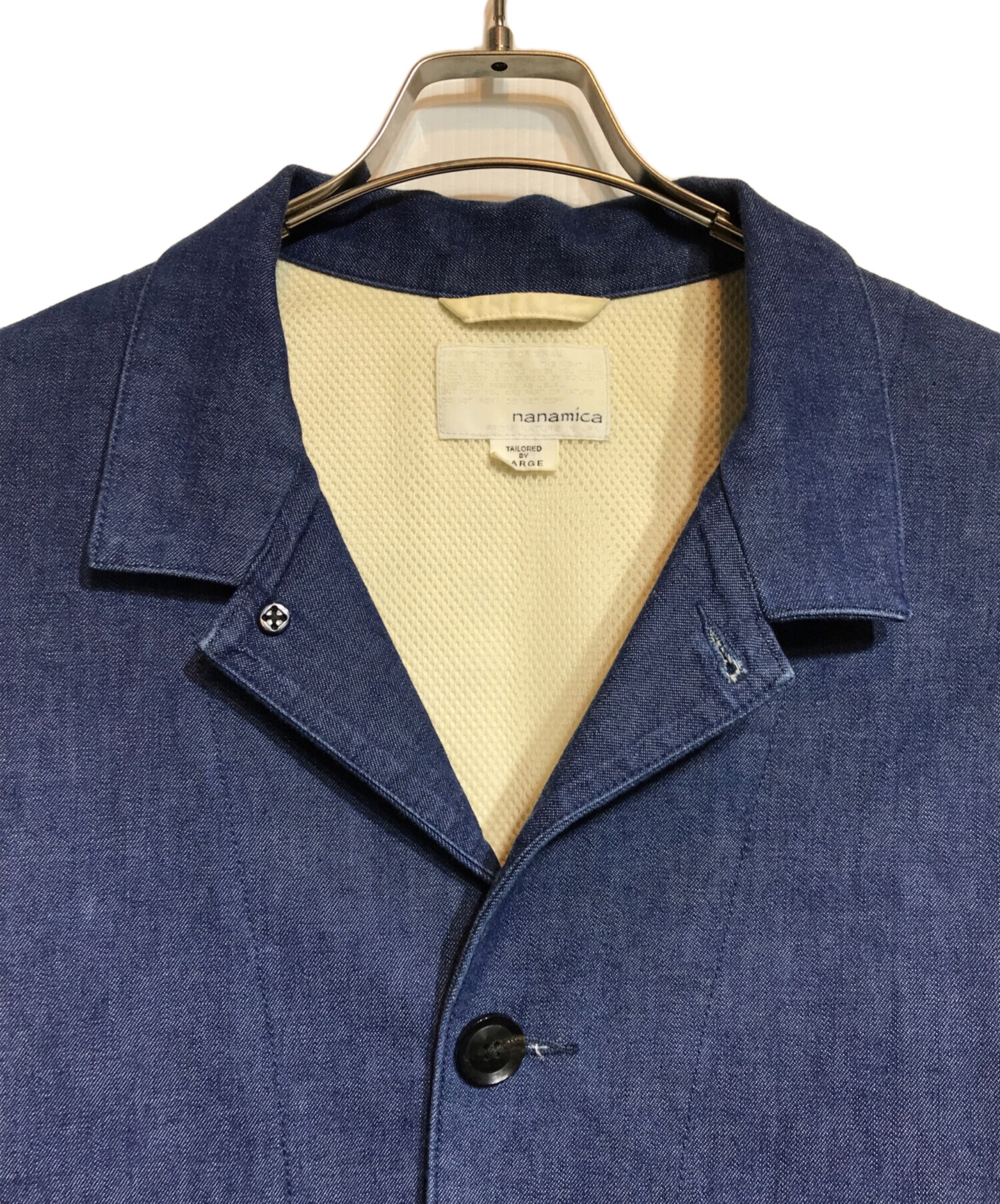 中古・古着通販】nanamica (ナナミカ) DENIM FIELD JACKET インディゴ