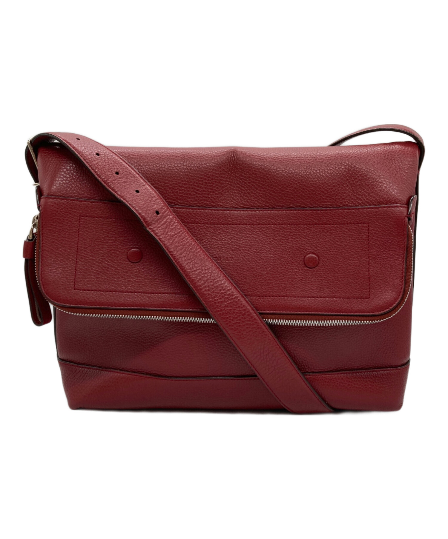 中古・古着通販】BALLY (バリー) ショルダーバッグ レッド｜ブランド 