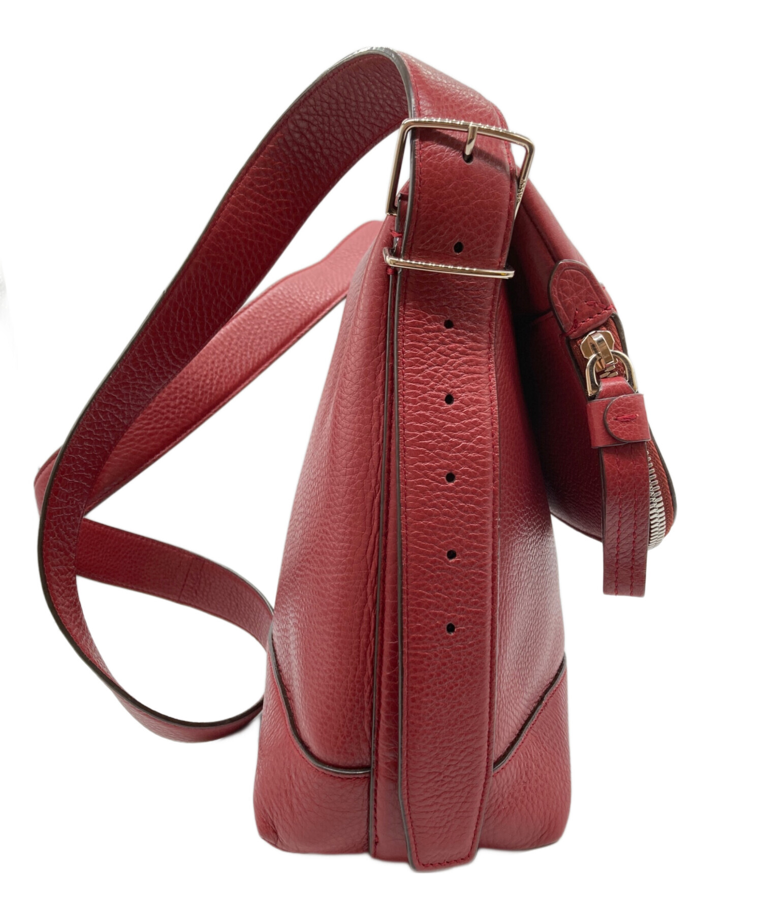 BALLYレザー 赤 ショルダーバッグ Bally レザー ショルダーバッグ | レッド | FARFETCH JP