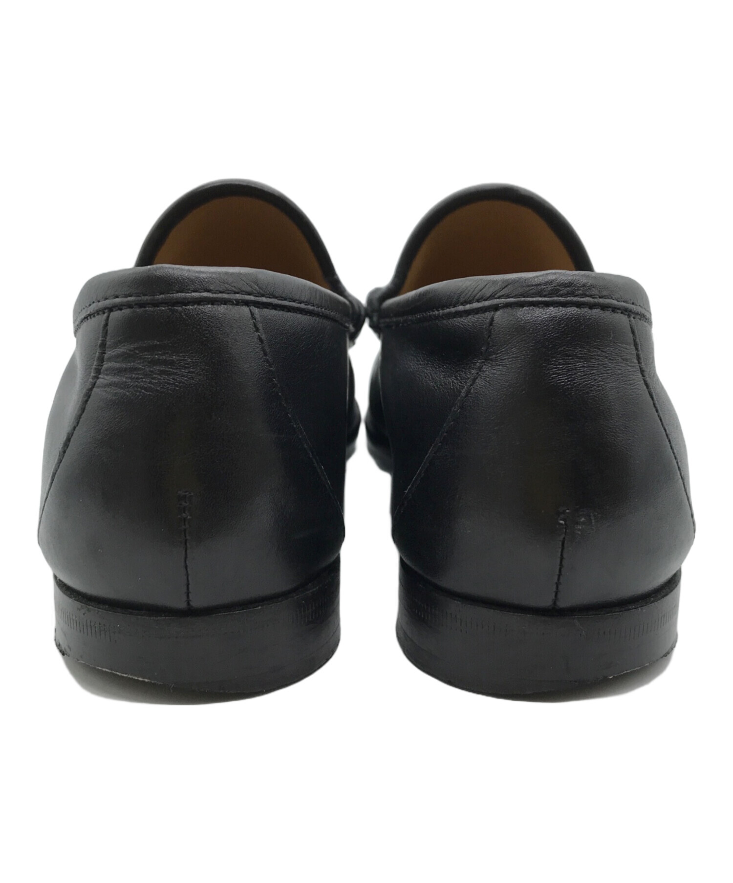 中古・古着通販】GUCCI (グッチ) ホースビットローファー ブラック