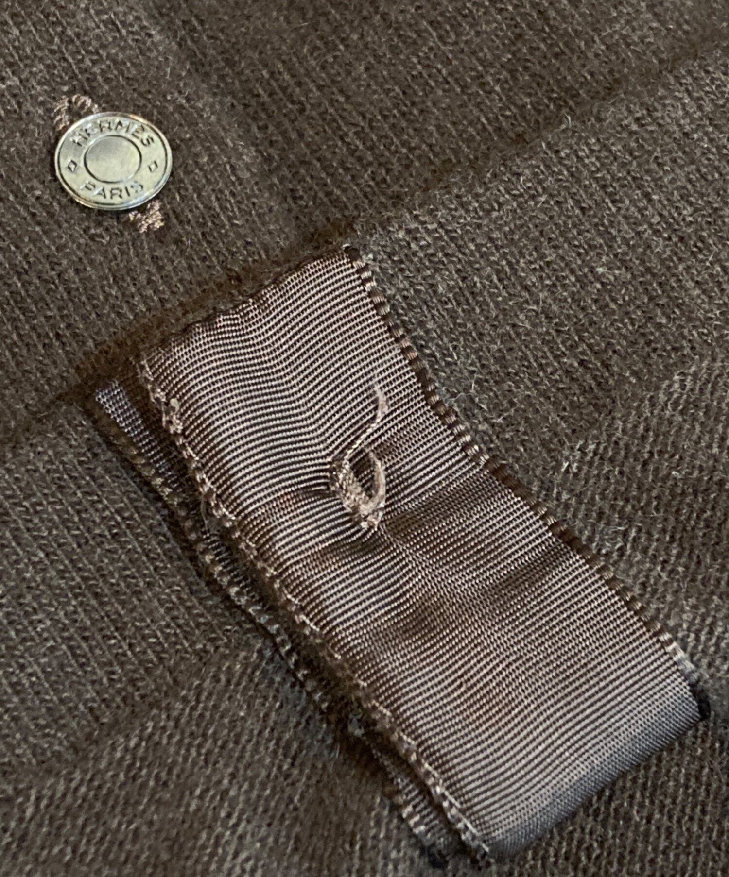 中古・古着通販】HERMES (エルメス) セリエボタンカシミヤカーディガン