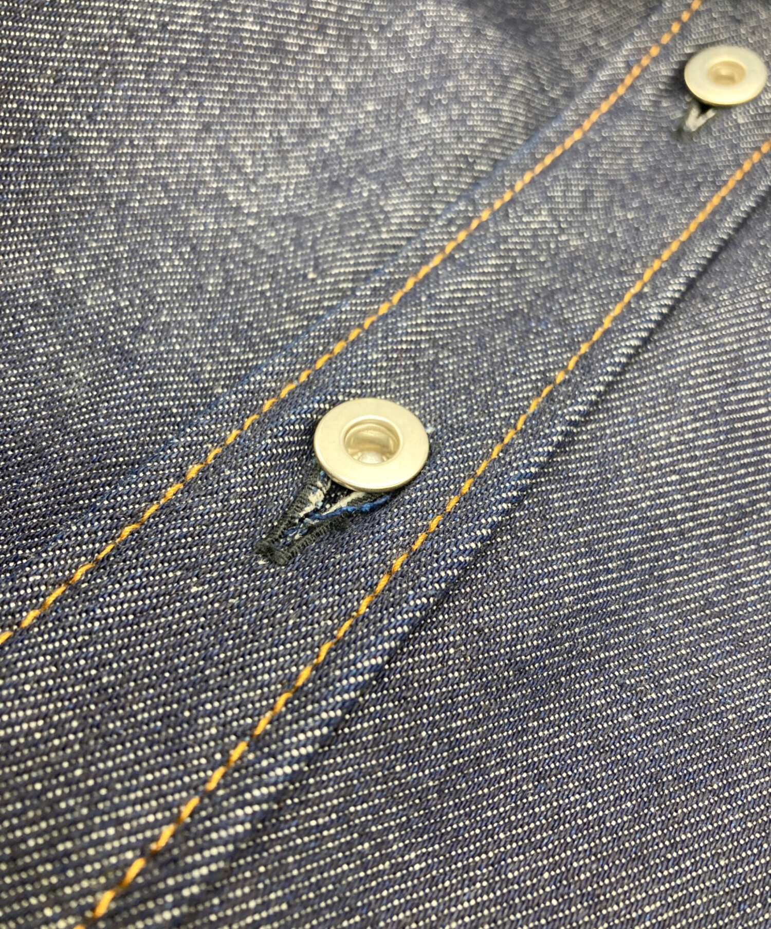 中古・古着通販】ntn (エヌティーエヌ) ASCENT DENIM SHIRT インディゴ