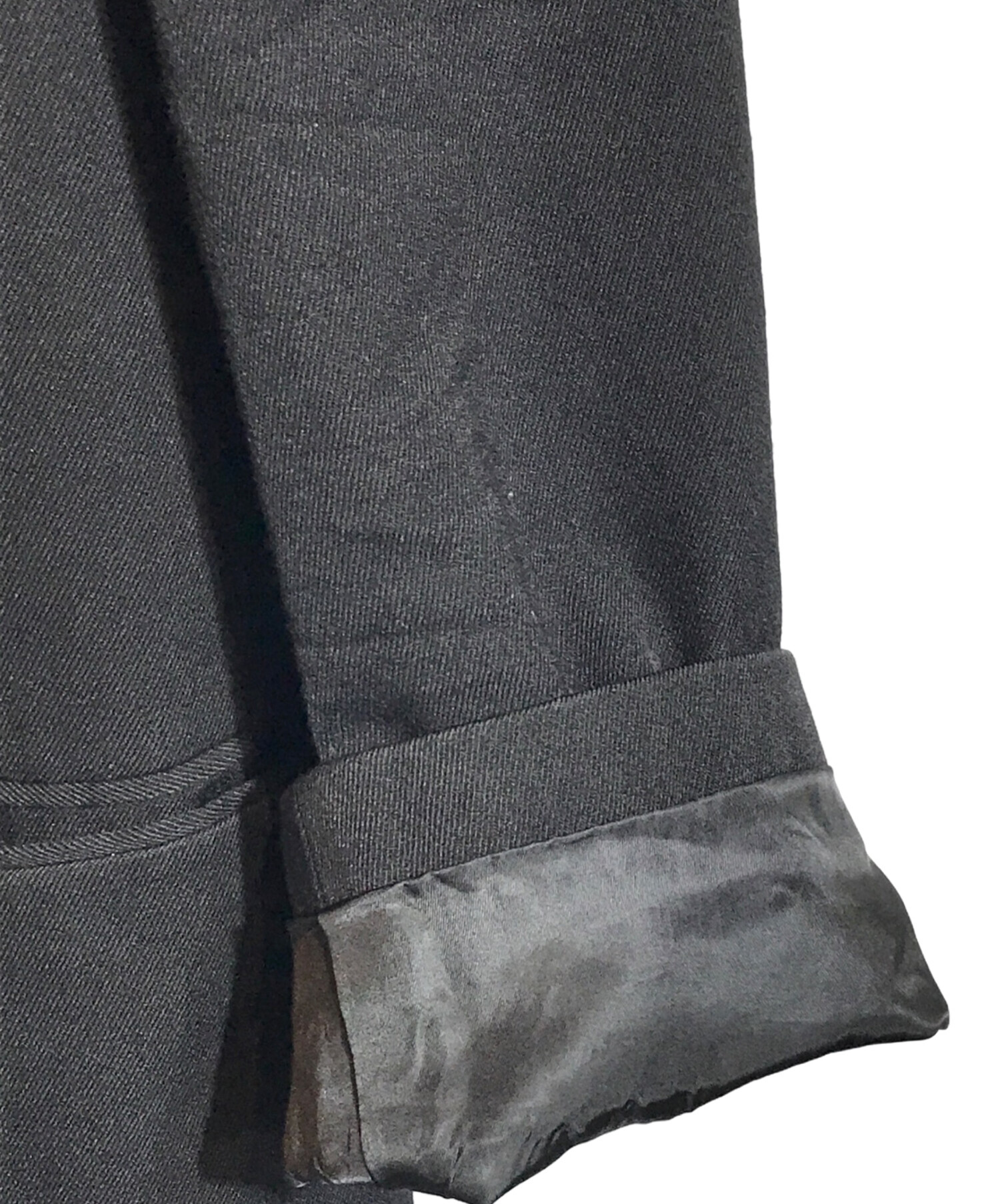 Y's for men コットン テーラードジャケット ポケット付 ブラック L Y's for men コットン テーラードジャケット ポケット付