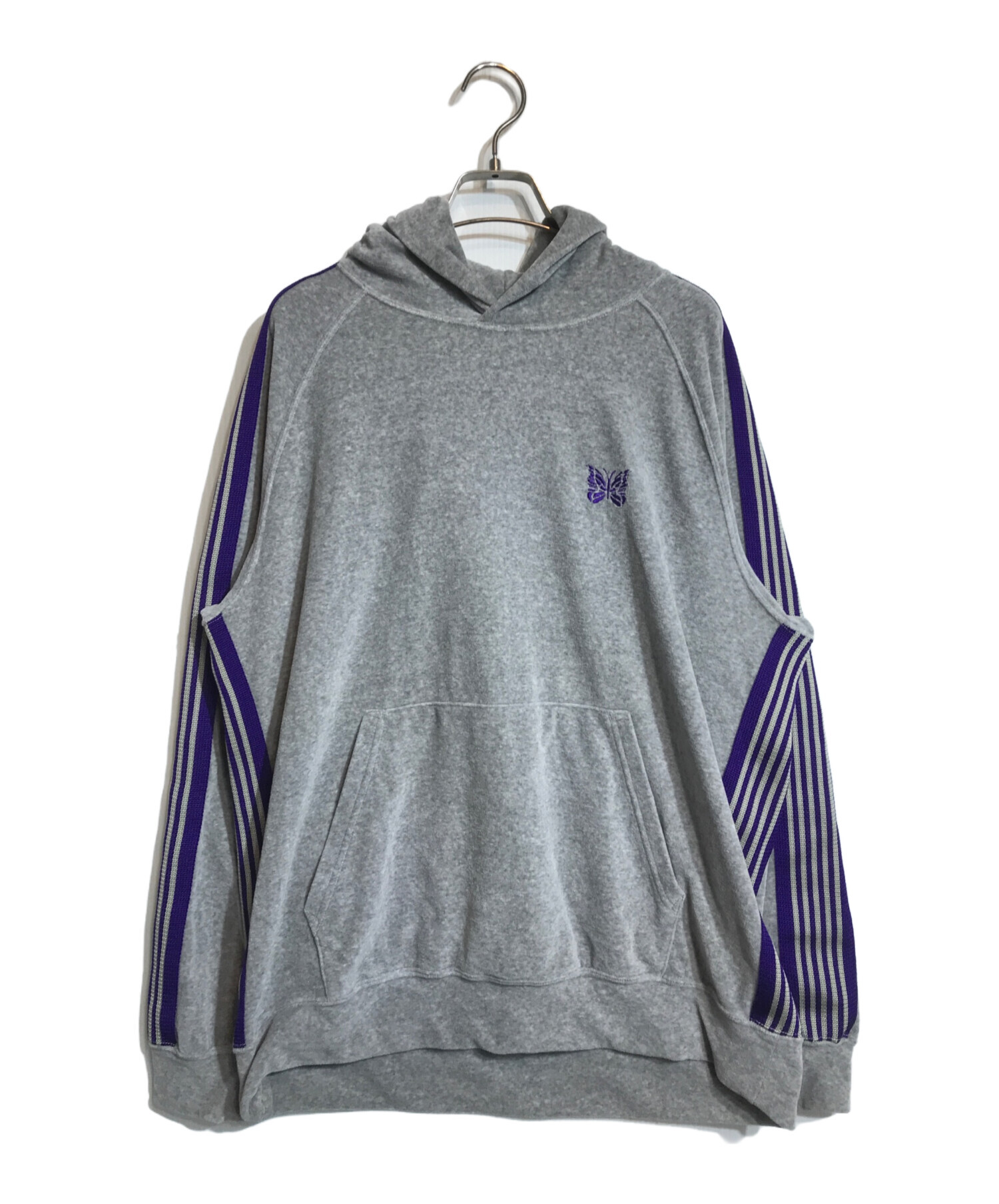 中古・古着通販】Needles (ニードルズ) TRACK HOODIE-C/PE VELOUR 