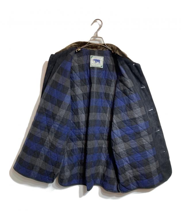 中古・古着通販】PAPAS (パパス) ムートンカラースウェードレザー