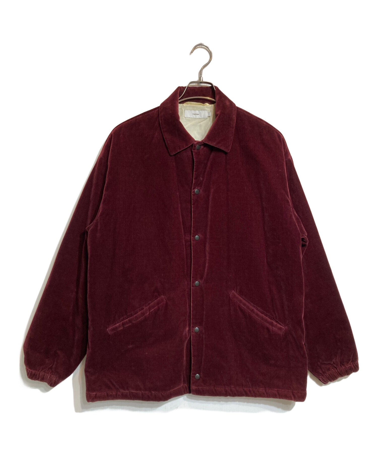 中古・古着通販】Graphpaper (グラフペーパー) Velvet Coach Jacket