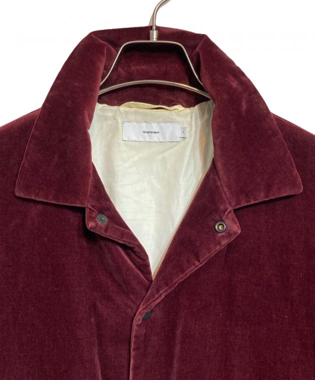 中古・古着通販】Graphpaper (グラフペーパー) Velvet Coach Jacket