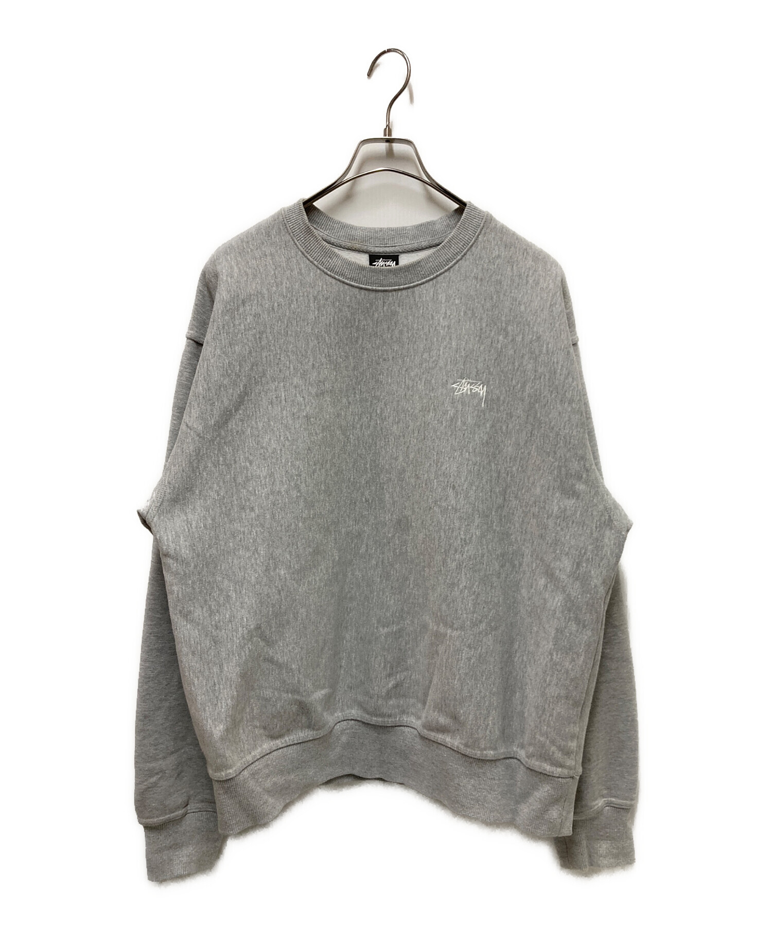 中古・古着通販】stussy (ステューシー) Stock Logoスウェット グレー 