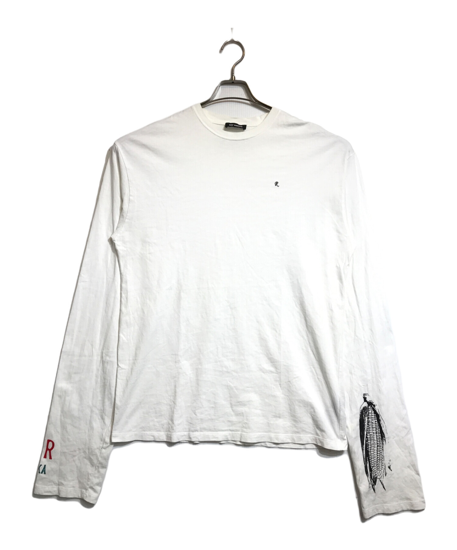 中古・古着通販】RAF SIMONS (ラフシモンズ) 刺繍ロゴカットソー 