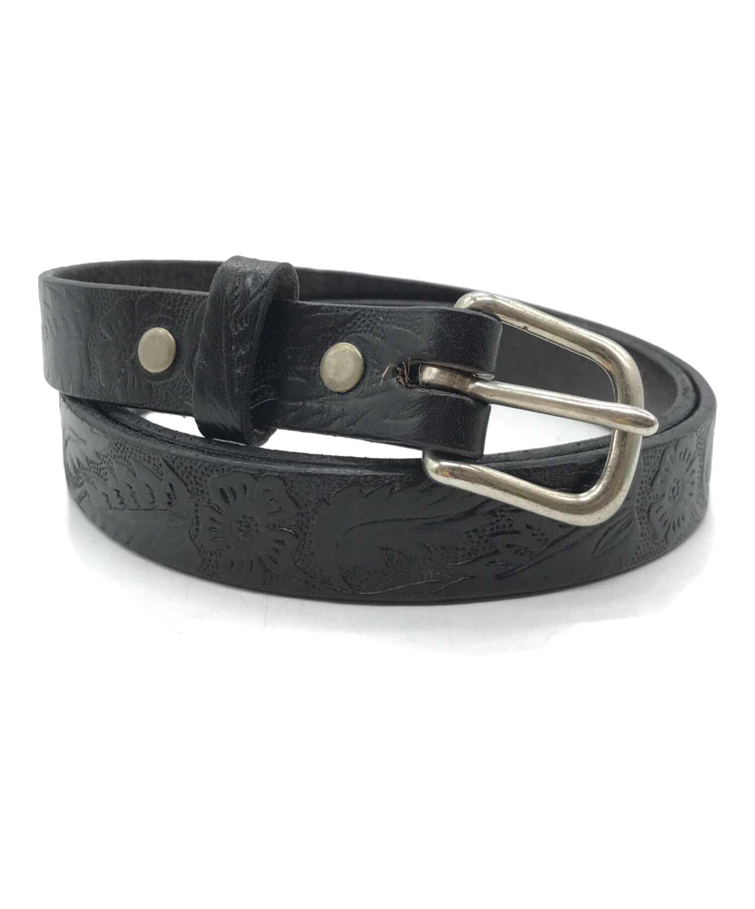 中古・古着通販】GLAD HAND (グラッドハンド) ナローベルト ブラウン