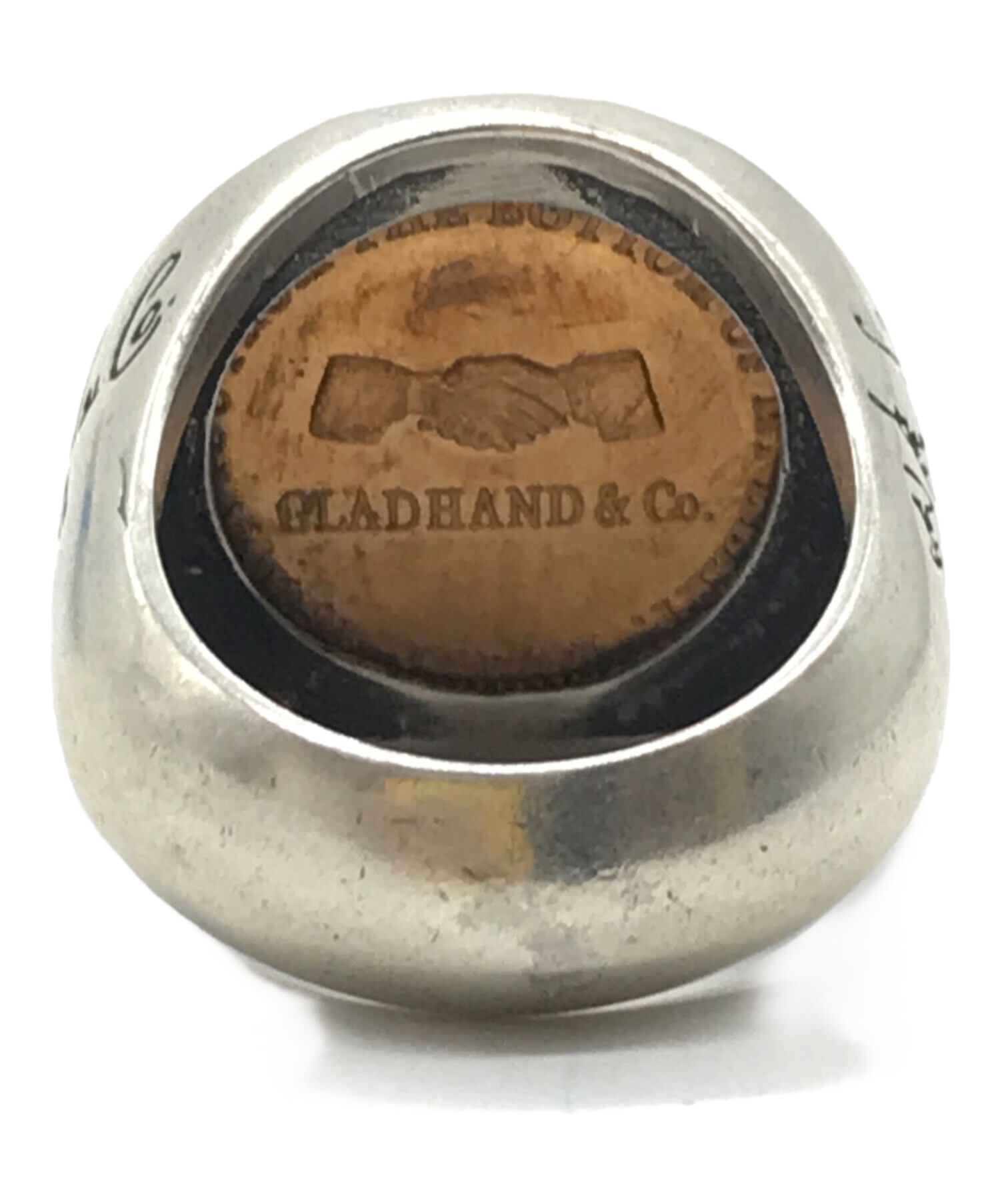 中古・古着通販】GLAD HAND (グラッドハンド) コインリング シルバー 