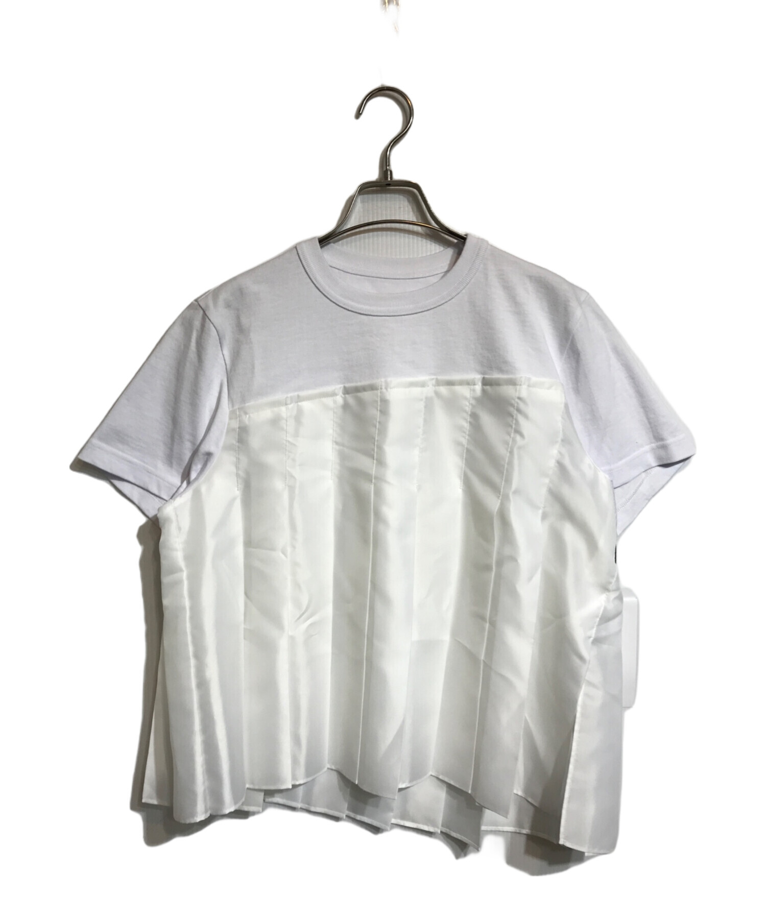 中古・古着通販】sacai (サカイ) Nylon Twill x Cotton Jersey T-Shirt 