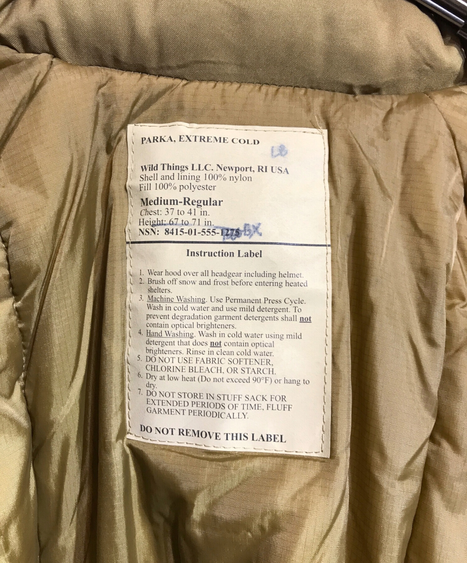中古・古着通販】USMC (ユーエスエムシー) level7 Extreme Cold Parka 