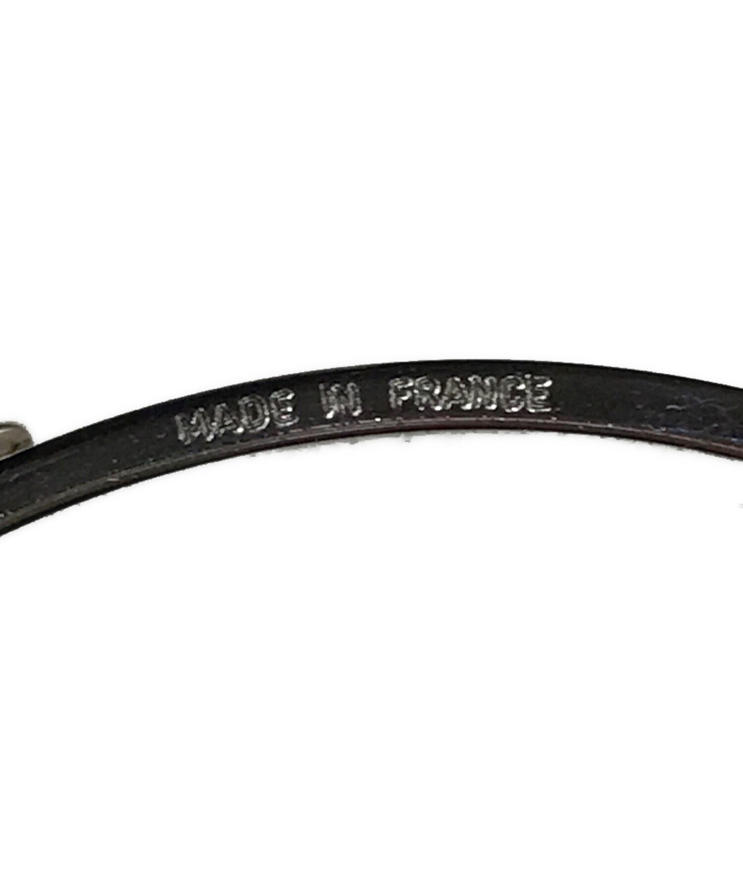 中古・古着通販】HERMES (エルメス) ベルトモチーフバングル シルバー