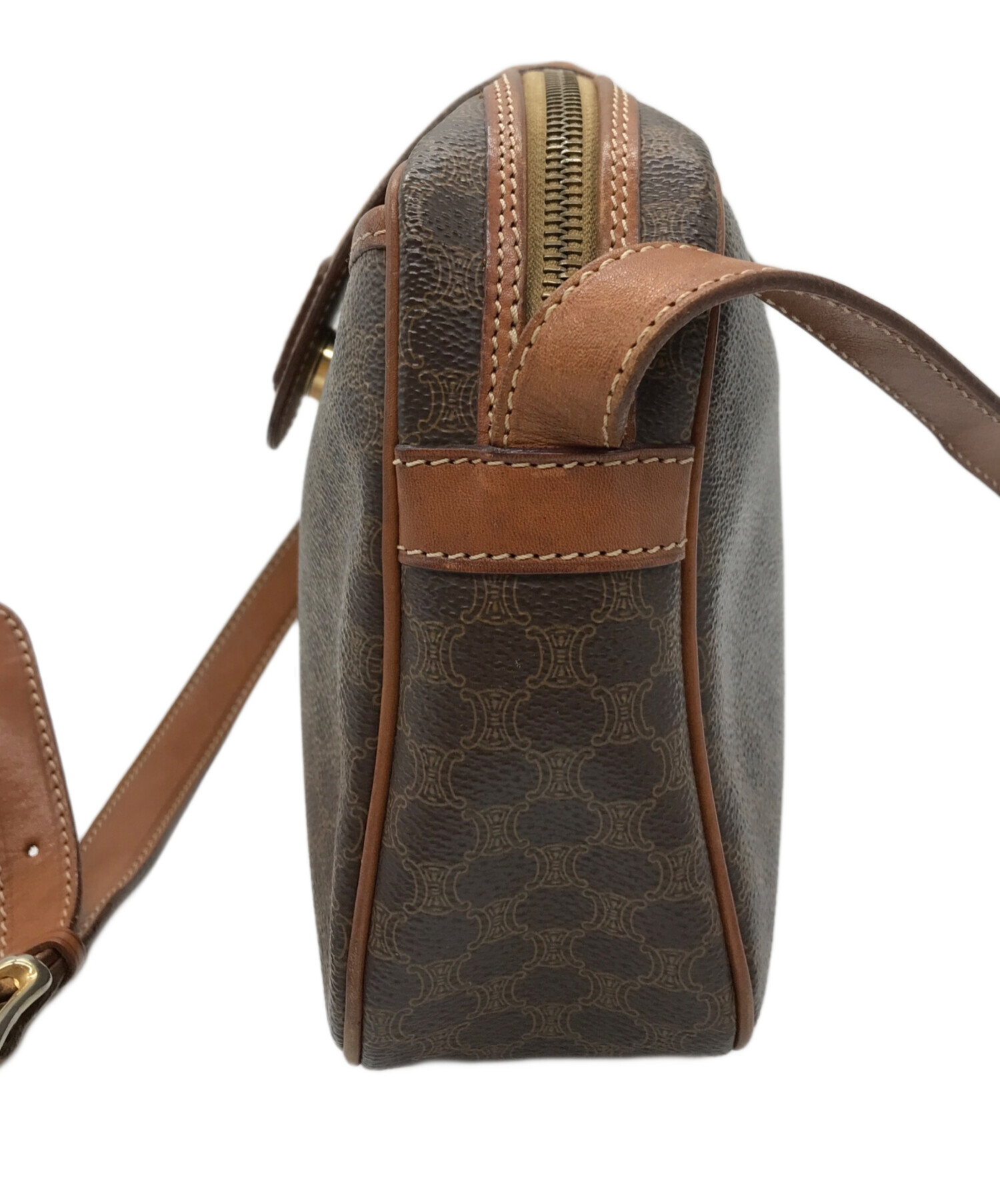 中古・古着通販】CELINE (セリーヌ) マカダムショルダーバッグ 