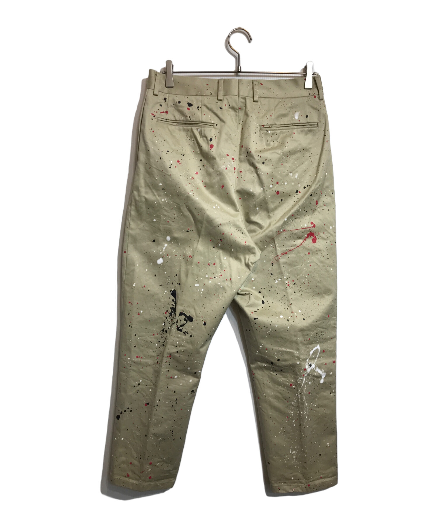 中古・古着通販】NEAT (ニート) ペイントチノパンツ ベージュ サイズ 