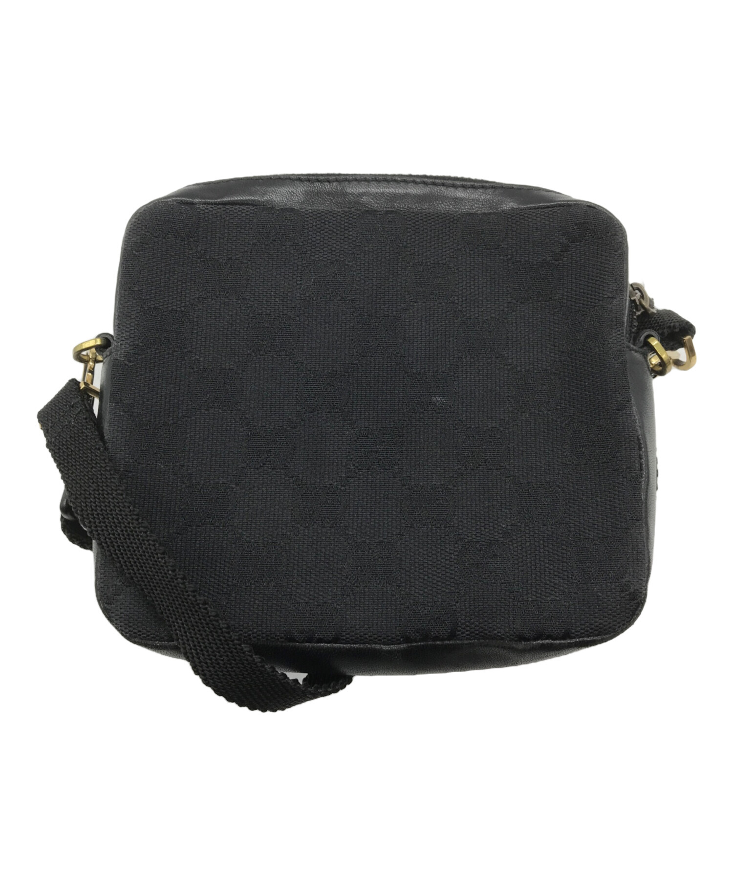 中古・古着通販】GUCCI (グッチ) GGキャンバス ポシェット ブラック 