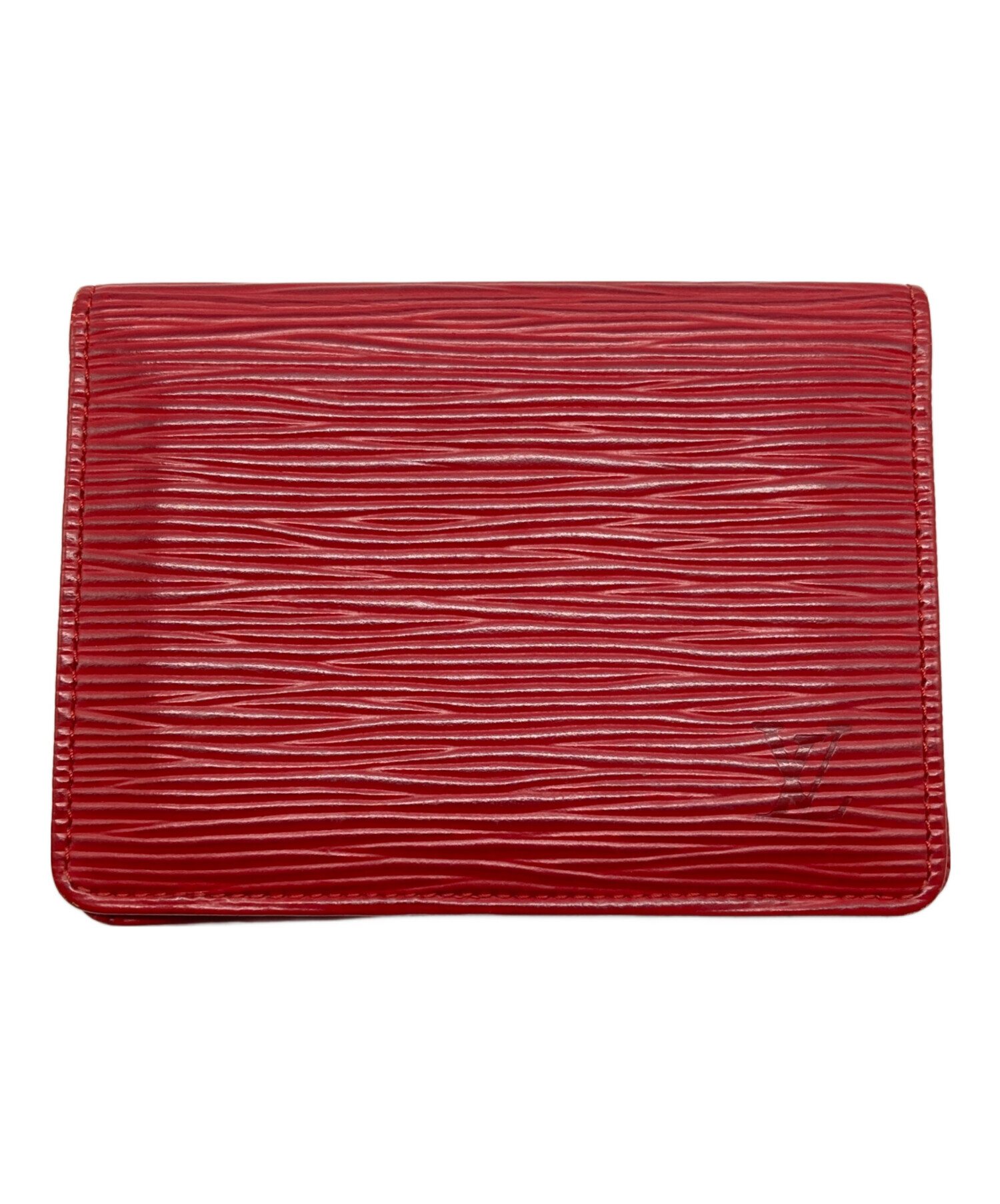 中古・古着通販】LOUIS VUITTON (ルイ ヴィトン) カードケース レッド