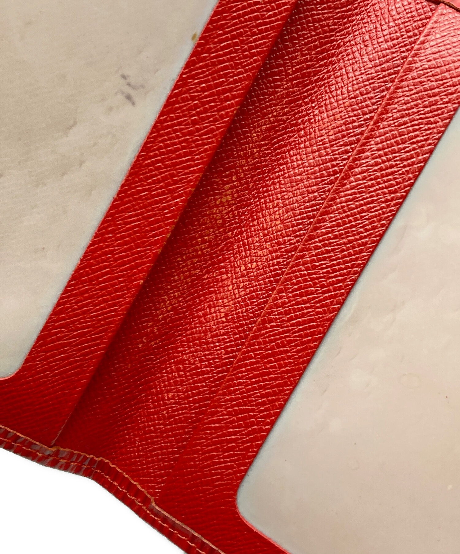 中古・古着通販】LOUIS VUITTON (ルイ ヴィトン) カードケース レッド