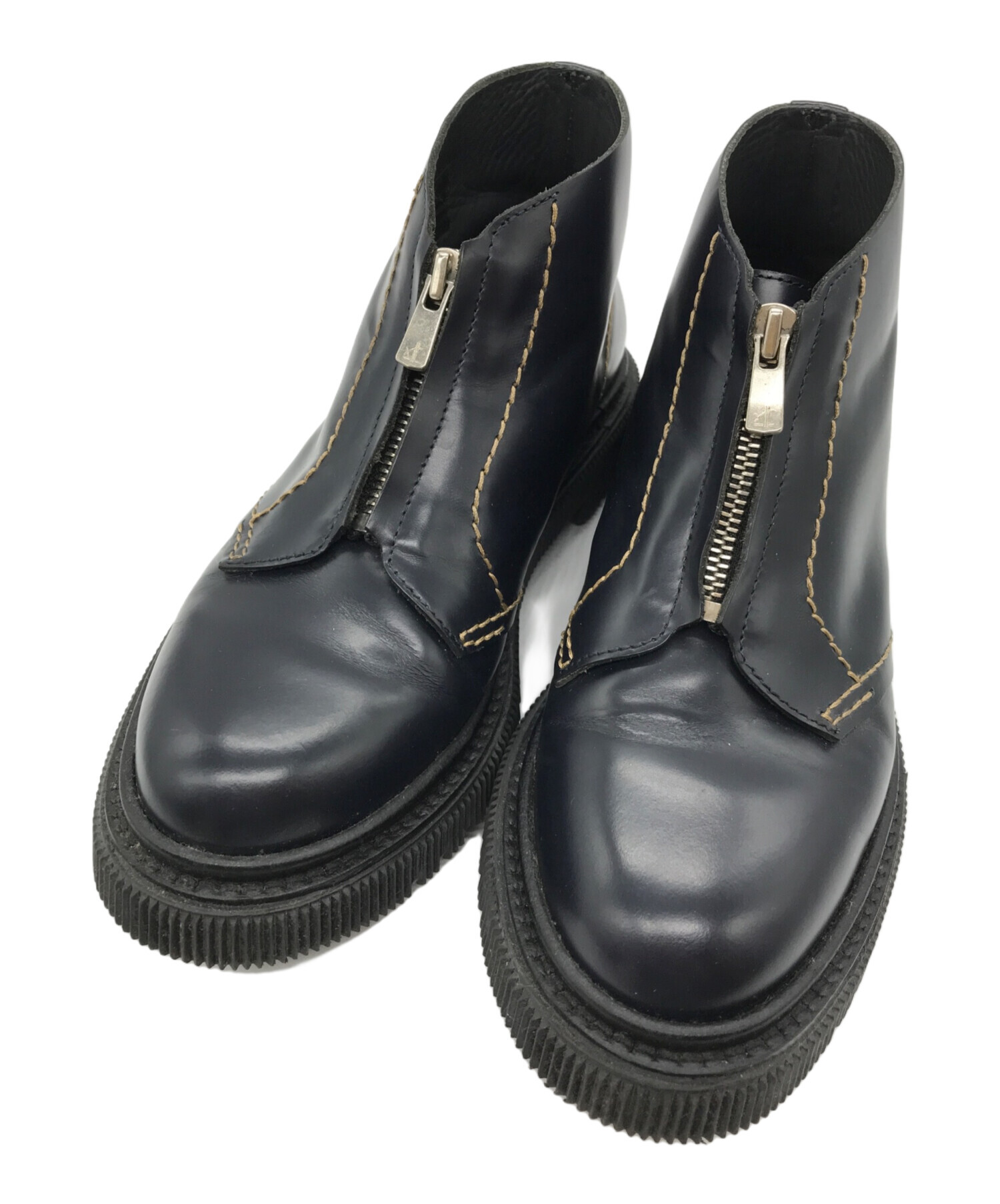 中古・古着通販】ADIEU (アデュー) フロントジップチャッカブーツ