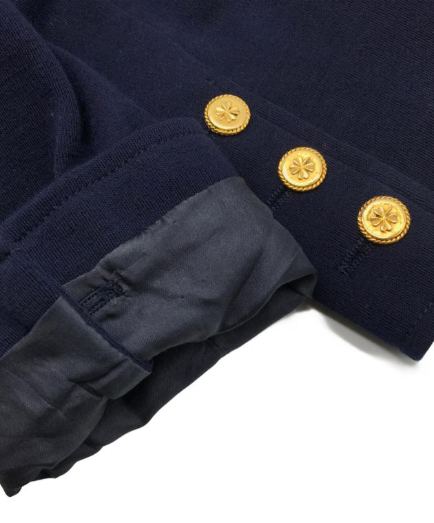 中古・古着通販】CHANEL (シャネル) 金釦セットアップ ネイビー サイズ